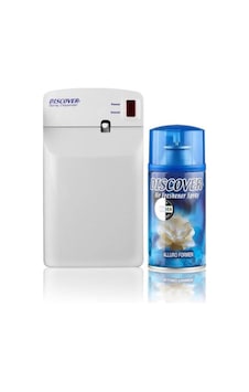 Discover Koku Makinesi Beyaz + Yedek Oda Kokusu Sprey 320 ML Discover Koku Makinesi Beyaz + Yedek Oda Kokusu Sprey 320 ML