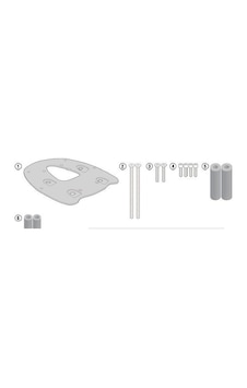 Kymco Xtown 125-250 16 23 Arka Çanta Taşıyıcısı Kappa Kr6108