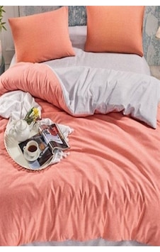 More Home Lastikli Çarşaf Çift Kişilik Nevresim Takımı Somon Gri Somon - Gri More Home Lastikli Çarşaf Çift Kişilik Nevresim Takımı Somon Gri Somon - Gri