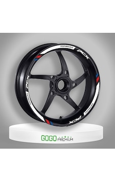 M Power Beyaz Honda Pcx Uyumlu 1 Set Jant Şeridi M Power Beyaz Honda Pcx Uyumlu 1 Set Jant Şeridi