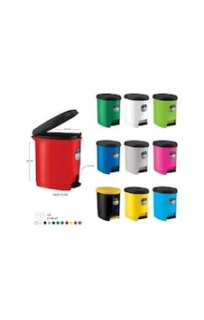 Ark 1380 Pedallı Çöp Kovası 9lt Beyaz Ark 1380 Pedallı Çöp Kovası 9lt Beyaz