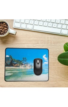25x32 Cm Küçük Boy Mouse Pad Manzara Ada 5580 Diğer