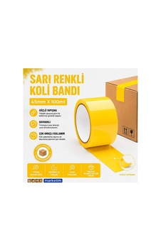 Sarı Koli Bandı 45mmx100m Renkli Koli Bantı Sarı Renk Hotmelt Yapışkanlı Bant Marketim 1 Sarı Koli Bandı 45mmx100m Renkli Koli Bantı Sarı Renk Hotmelt Yapışkanlı Bant Marketim 1
