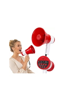 Magicvoice 619u 50 Watt Şarj Edilebilir El Megafonu Bluetooth Ses Kayıt Destekli Magicvoice 619u 50 Watt Şarj Edilebilir El Megafonu Bluetooth Ses Kayıt Destekli