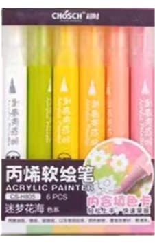 Maxx Chosch Akrilik Kalem Tek Pastel Tonları İçinden Karışık - 2 Adet Çok Renkli Maxx Chosch Akrilik Kalem Tek Pastel Tonları İçinden Karışık - 2 Adet Çok Renkli