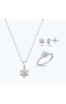 Altınbaş Altın Üçlü Lotus Set Autk0037-b-24627-set Altınbaş Altın Üçlü Lotus Set Autk0037-b-24627-set