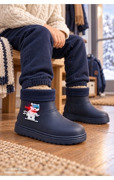 Muggo Mely Kürk Detaylı Unisex Çocuk Günlük Yağmur Ve Kar Botu Lacivert Muggo Mely Kürk Detaylı Unisex Çocuk Günlük Yağmur Ve Kar Botu Lacivert