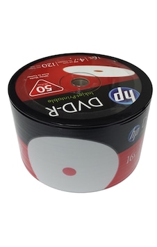 Hp Dvd-r 4,7gb/120min 16x 50 Li Shrink Printable