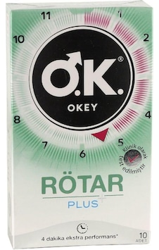 Okey Rötar Plus Prezervatif 10' lu