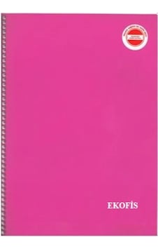 Ekofis 160 Yp Çizgili Defter Pirinta A4 Spiralli Plastik Kapak Pembe Ekofis 160 Yp Çizgili Defter Pirinta A4 Spiralli Plastik Kapak Pembe