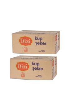 Dizi Tek Sargılı Küp Şeker 2 x 5 KG Dizi Tek Sargılı Küp Şeker 2 x 5 KG