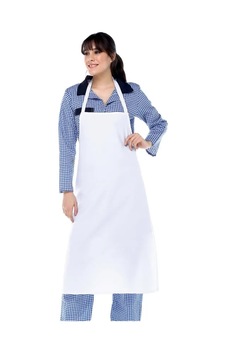 Beyaz Askılı Önlük Unisex Beyaz Beyaz Askılı Önlük Unisex Beyaz