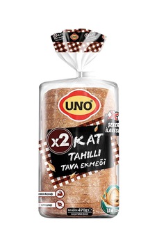 Uno Tava Ekmeği 2katlı 470 G Tahıllı 8'li Paket