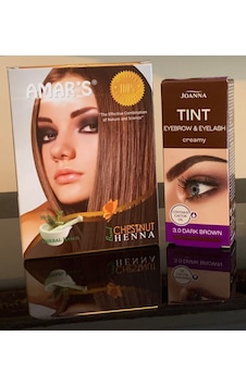 Amars Kına Saç Boyası + Joanna Kaş Kirpik Boyası Amars Kına Saç Boyası + Joanna Kaş Kirpik Boyası