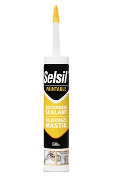 Selsil Silikonize Mastik - 500 GR Siyah Selsil Silikonize Mastik - 500 GR Siyah
