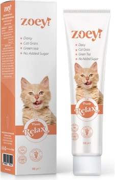 Zoey Relax Paste Kediler İçin Rahatlık ve Sakinliği Desteleyen Malt 100 G Zoey Relax Paste Kediler İçin Rahatlık ve Sakinliği Desteleyen Malt 100 G