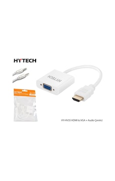 Hytech Hy-Hv35 Hdmı To Vga + Audio Çevirici Hytech Hy-Hv35 Hdmı To Vga + Audio Çevirici