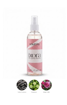 Oto Parfüm Stiletto - Bulgar Gülü, Bergamot- Sprey Araç Kokusu 200 Ml