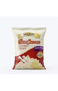 Vizyon Boncream Krem Patisri Custard Cream - 1 Kg Vizyon Boncream Krem Patisri Custard Cream - 1 Kg