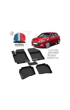 Hyundai İ20 4d Araca Özel Havuzlu Kauçuk Paspas 2014-2020