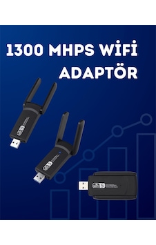 Tek Usb Wifi Adaptör 1200 Mbps Hız Najmaddin Tek Usb Wifi Adaptör 1200 Mbps Hız Najmaddin
