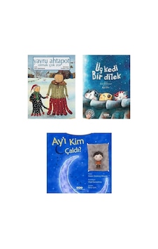 Yavru Ahtapot Olmak Çok Zor + Üç Kedi Bir Dilek + Ay'ı Kim Çaldı 3'lü Set