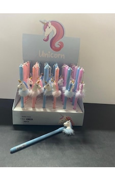 Unicorn Tükenmez Kalem Mor Mavi Unicorn Tükenmez Kalem Mor Mavi