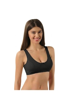 Özkan Underwear 6 Adet Özkan Bayan Pamuklu Ribana Yarım Atlet Sütyen 0564 Siyah Özkan Underwear 6 Adet Özkan Bayan Pamuklu Ribana Yarım Atlet Sütyen 0564 Siyah