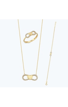 Altınbaş Altın Üçlü Sonsuzluk Set Utkuyg006-25824-set Altınbaş Altın Üçlü Sonsuzluk Set Utkuyg006-25824-set
