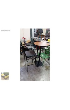 Bar Masa Sandalyesi Cafe Bistro Clup Disko Clap Ada Mutfak Bar Kırmızı