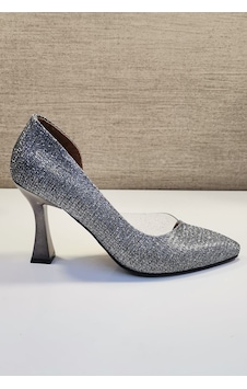 Bilener Zenne Stiletto Ayakkabı Platin Simli PLATİN SİMLİ Bilener Zenne Stiletto Ayakkabı Platin Simli PLATİN SİMLİ