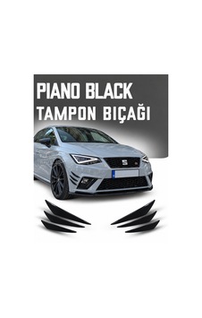 Seat Ibiza Tampon Bıçağı Piano Black 6'lı Kanatlı Seat Ibiza Tampon Bıçağı Piano Black 6'lı Kanatlı