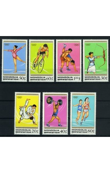 Koleksiyon Pulları, 1988 Moğolistan,yaz Olimpiyatları Hatıra Serisi,7 Pul Damgasız Tam Seri,n11-56 Koleksiyon Pulları, 1988 Moğolistan,yaz Olimpiyatları Hatıra Serisi,7 Pul Damgasız Tam Seri,n11-56
