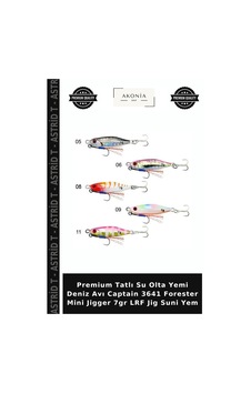 Premium Tatlı Su Olta Yemi Deniz Avı Captain 3641 Forester Mini Jigger 7gr Lrf Jig Suni Yem Premium Tatlı Su Olta Yemi Deniz Avı Captain 3641 Forester Mini Jigger 7gr Lrf Jig Suni Yem