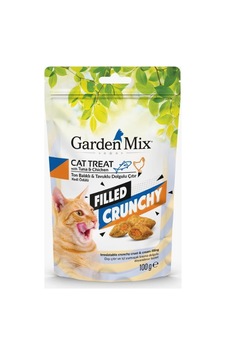 Gardenmix Ton Balıklı Ve Tavuklu İçi Dolgulu Kedi Ödülü 100 Gr Gardenmix Ton Balıklı Ve Tavuklu İçi Dolgulu Kedi Ödülü 100 Gr