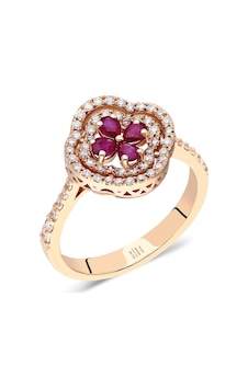 Siramücevherat Ruby Yüzük - Rose Siramücevherat Ruby Yüzük - Rose