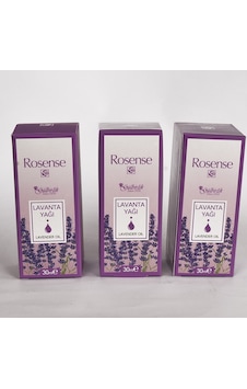 Rosense Lavanta Yağı 30ml 3 Adet Rosense Lavanta Yağı 30ml 3 Adet