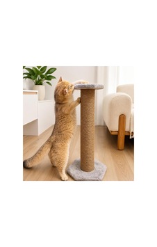 60 Cm Dev Kedi Tırmalama Direği Gri 60 Cm Dev Kedi Tırmalama Direği Gri