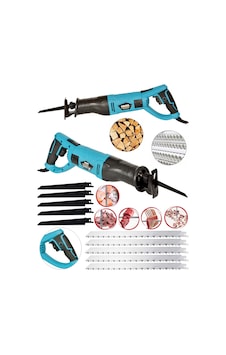 Mager MGR1010 Blue 4200 W Tilki Kuyruğu Testere Makinası 10 Adet Bıçak Mager MGR1010 Blue 4200 W Tilki Kuyruğu Testere Makinası 10 Adet Bıçak