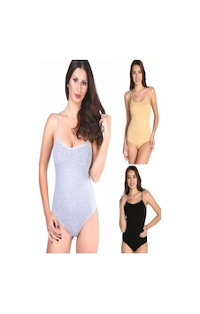 Tutku Kadın Beyaz 3'lü Paket Ip Askılı Likralı Kancalı Çıtçıtlı Body 001 Tutku Kadın Beyaz 3'lü Paket Ip Askılı Likralı Kancalı Çıtçıtlı Body 001