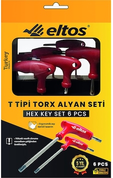 T TİPİ TORX ALYAN SETİ 6’LI T TİPİ TORX ALYAN SETİ 6’LI