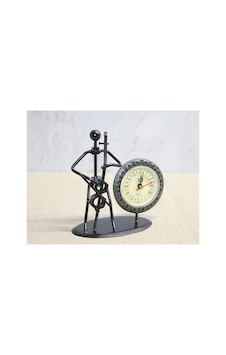3 Adet Metal Saatli Keman Çalan Müzisyen Dekoratif Biblo Ve Masa Saati, Keman Figürü, Violinist Desk Clock 3 Adet Metal Saatli Keman Çalan Müzisyen Dekoratif Biblo Ve Masa Saati, Keman Figürü, Violinist Desk Clock