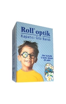 Roll Optik Kapatıcı Desenli Erkek Çocuk Göz Bandı 20'li Roll Optik Kapatıcı Desenli Erkek Çocuk Göz Bandı 20'li