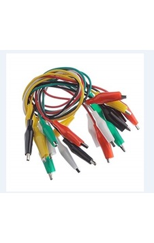 Krokodil Renkli Kablolu 10'Lu Set Krokodil Renkli Kablolu 10'Lu Set