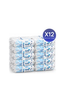 Biolly Cream Care Kremli Islak Mendil 90 Yaprak 12'li Paket 12'li Set
