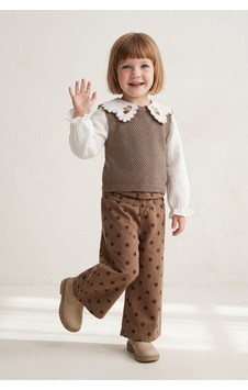 Ministok Little Squirrel Kız ^lü Takım Pantolon Gömlek Süveter Kahverengi Ministok Little Squirrel Kız ^lü Takım Pantolon Gömlek Süveter Kahverengi