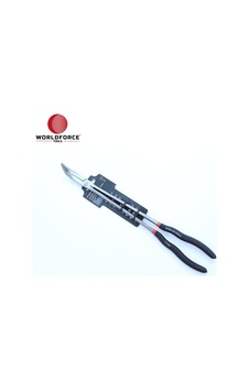 Worldforce 11436 16 İnç S2 Çelik Profesyonel Uzun Kargaburnu Kavisli Uç Pense 390 MM Worldforce 11436 16 İnç S2 Çelik Profesyonel Uzun Kargaburnu Kavisli Uç Pense 390 MM