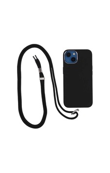 Lexroo Cep Telefonu Kumaş Halat İp 140 Cm - Siyah Lexroo Cep Telefonu Kumaş Halat İp 140 Cm - Siyah