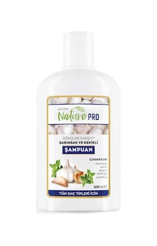 Avon Nature Pro Sarımsak ve Kekikli Şampuan 500 ML Avon Nature Pro Sarımsak ve Kekikli Şampuan 500 ML