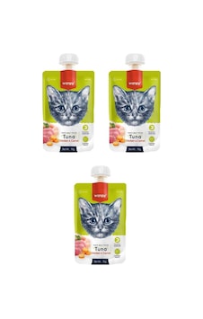 Taze Ton Balıklı & Tavuklu Kedi Et Ezmesi 90 Gr. X 3 Adet Taze Ton Balıklı & Tavuklu Kedi Et Ezmesi 90 Gr. X 3 Adet